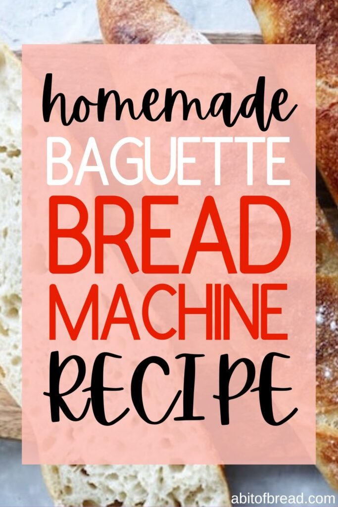 Looking for an easy french baguette recipe using a bread machine? Follow this recipe for delicious crusty french bread.